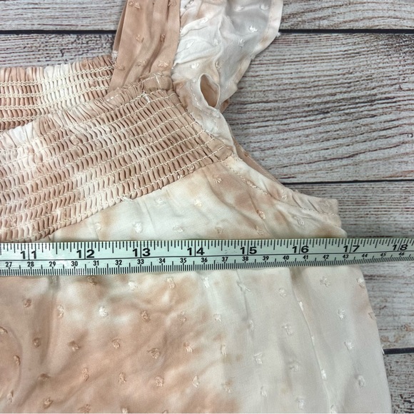 TALULAH Women’s Short Sleeve Pink and White Print Casual Summer Dress Size L - Picture 9 of 10